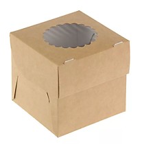 Коробка для 1 капкейка 10*10*10 см 100 шт